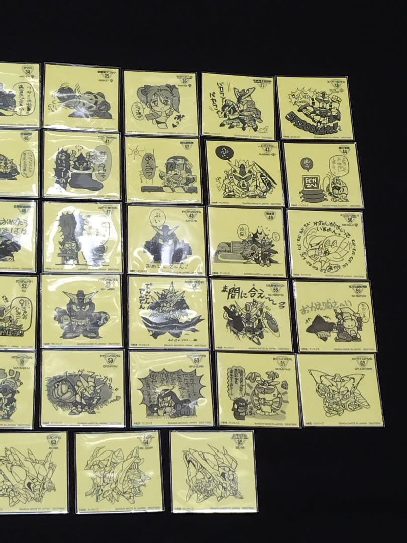 元祖SDガンダムスナックⅡ 全33種類　(スリーブ付)　フルコンプ