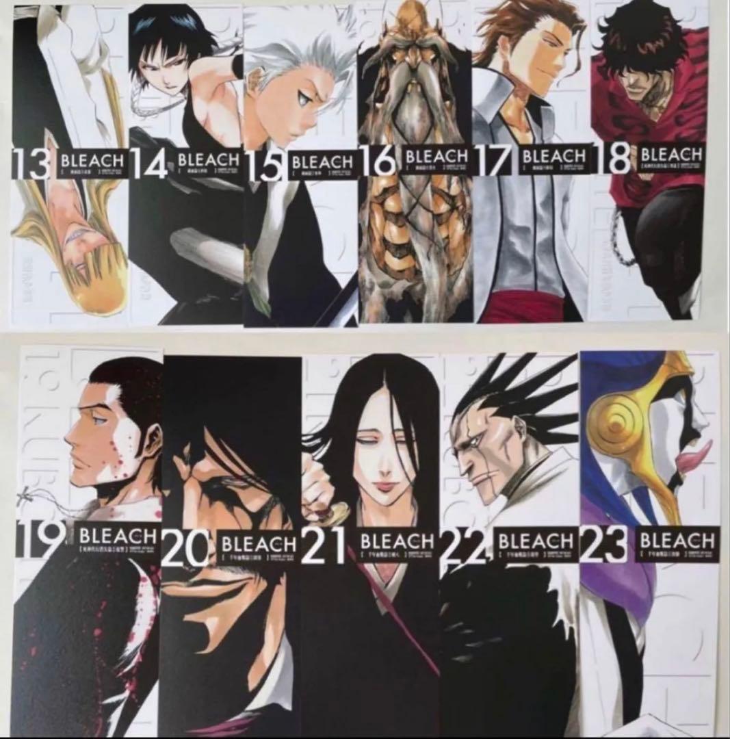 非売品 ブリーチ BLEACH リミックス版 特典 ロング イラストカード　全種