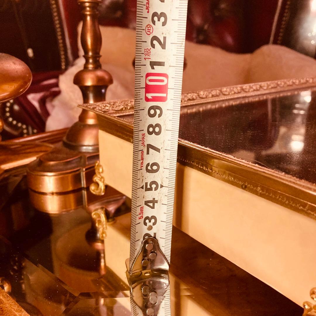 湯布院アンティーク 資生堂 ジュエリーケース アクセサリー 小物入れ ロココ調