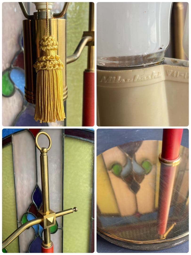 未使用 テーブルランプ マルニ 卓上ライト アンティーク インテリア