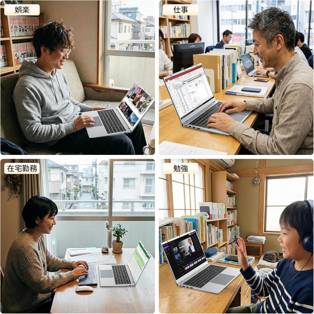 ノートパソコン15.6インチ フルHD IPSIntel ペンティアムゴールド