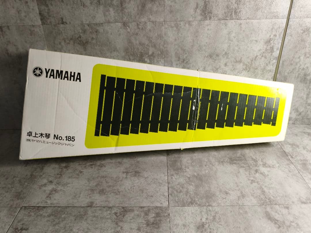 美品　YAMAHA ヤマハ もっきん 卓上木琴 NO185 バチ付き 箱付き