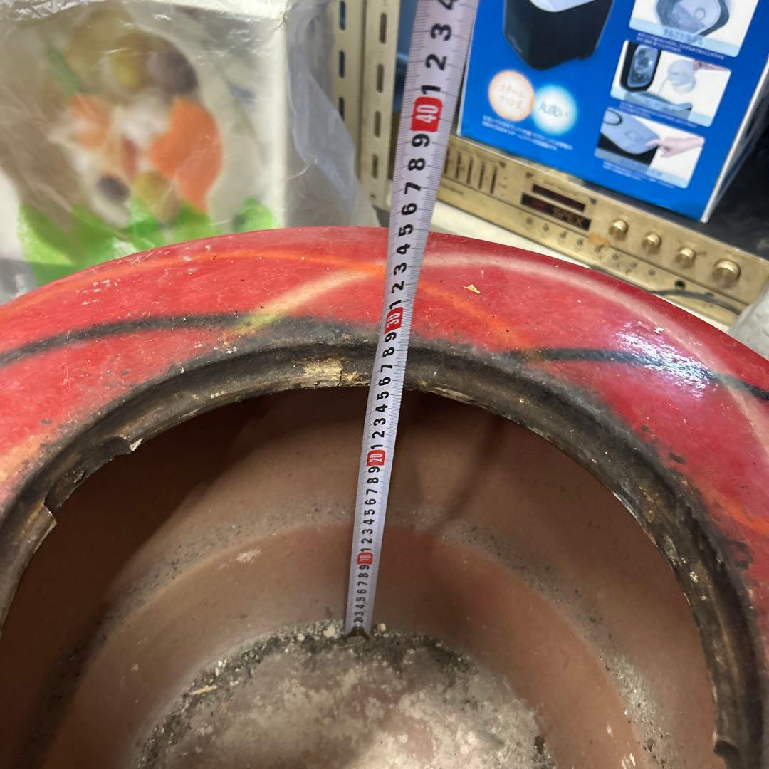 火鉢　レトロ　　練炭火鉢