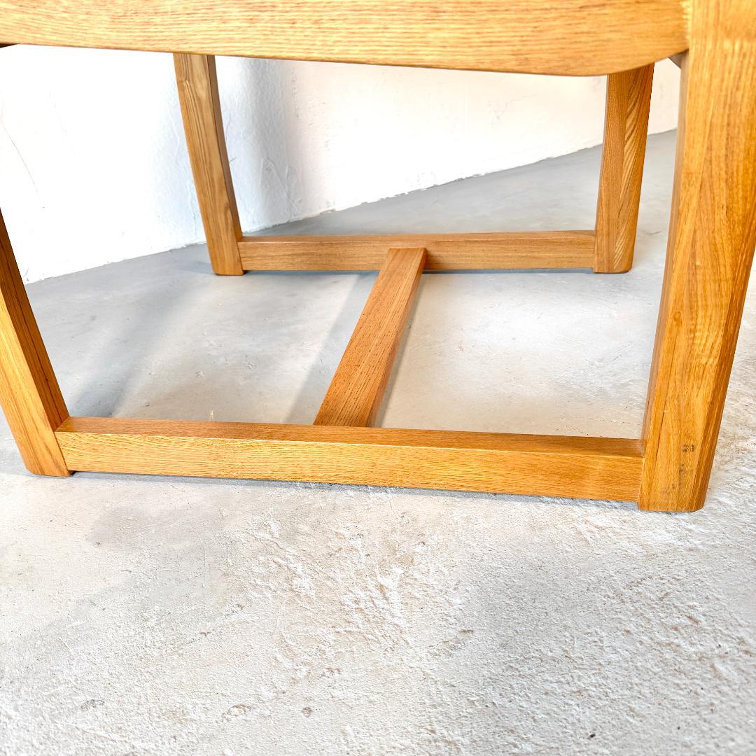 ②北欧　無垢材　オーク　ダイニングチェア