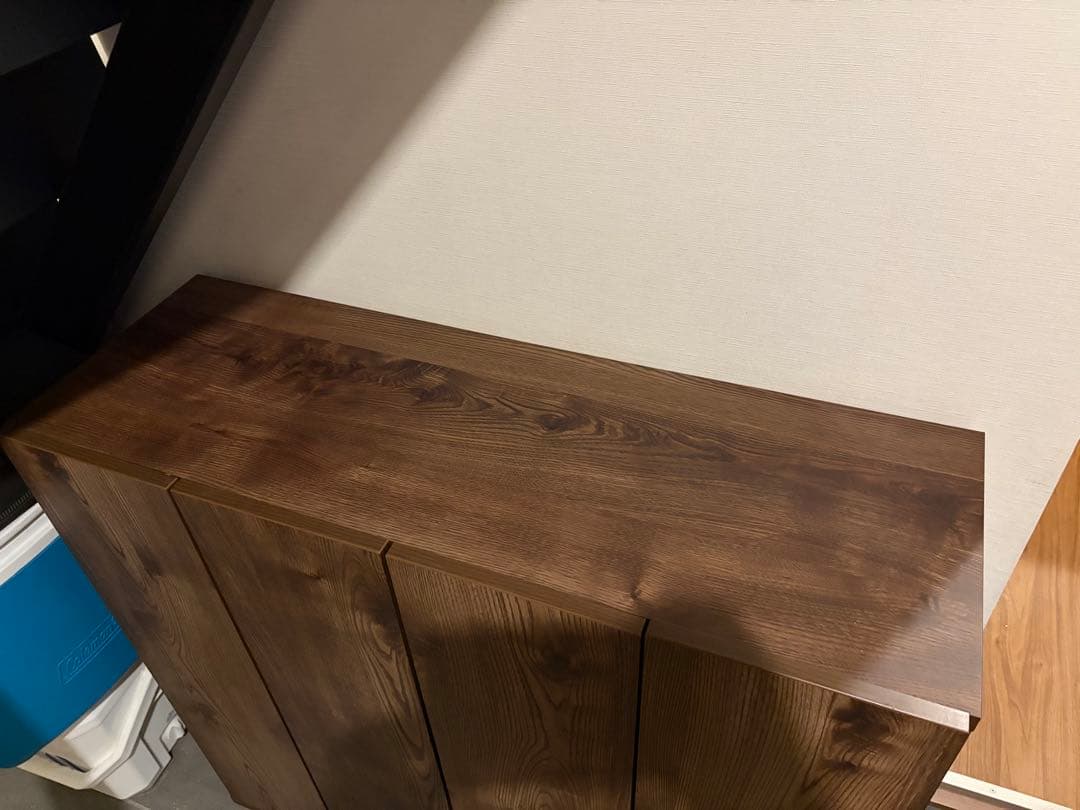 LOWYAの木製靴箱/下駄箱/シューズボックス（ブラウン）