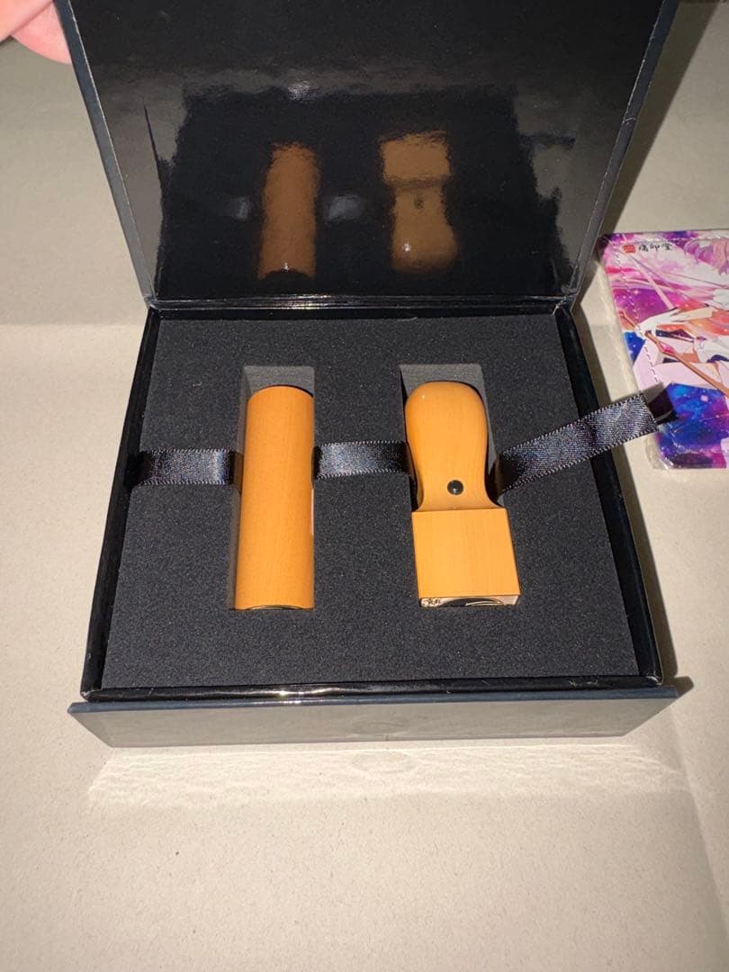 ≪未使用≫魔法少女まどか☆マギカ　暁美ほむら　痛印堂　印鑑セット