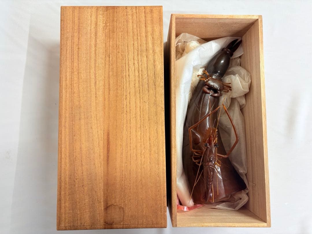 水牛 伊勢海老 置物 角 オブジェ