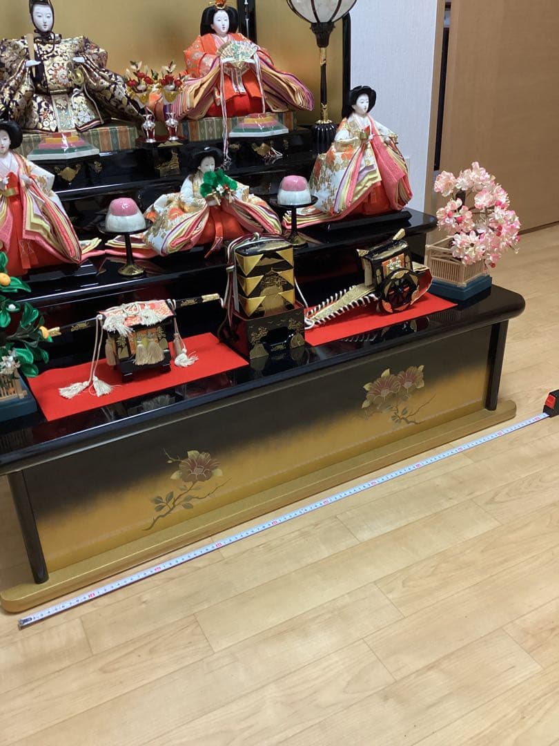 【SORA】雛人形セット　裂地西陣織 賀美雛　三段飾り③