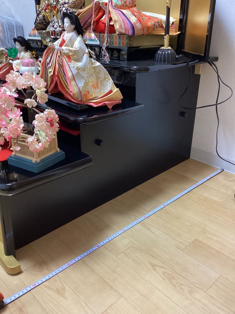 【SORA】雛人形セット　裂地西陣織 賀美雛　三段飾り③