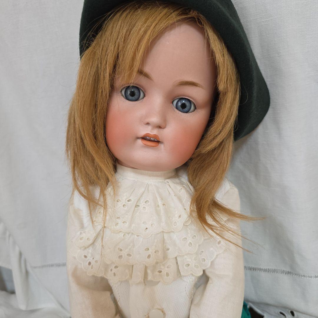 アンティークビスクドール　ケストナー　男の子　タキシード　リネンシャツ