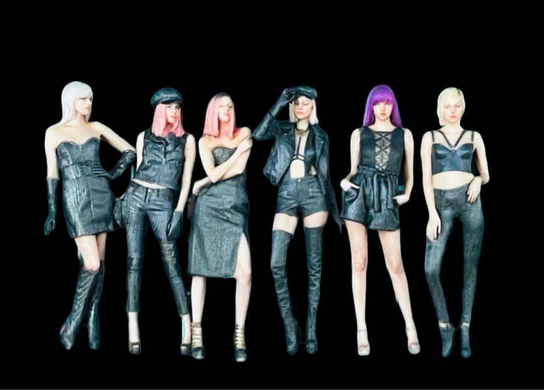 5cm★リオナ6体★フィギュア★完成品★1/64より大★ミニカーに★ジオラマ