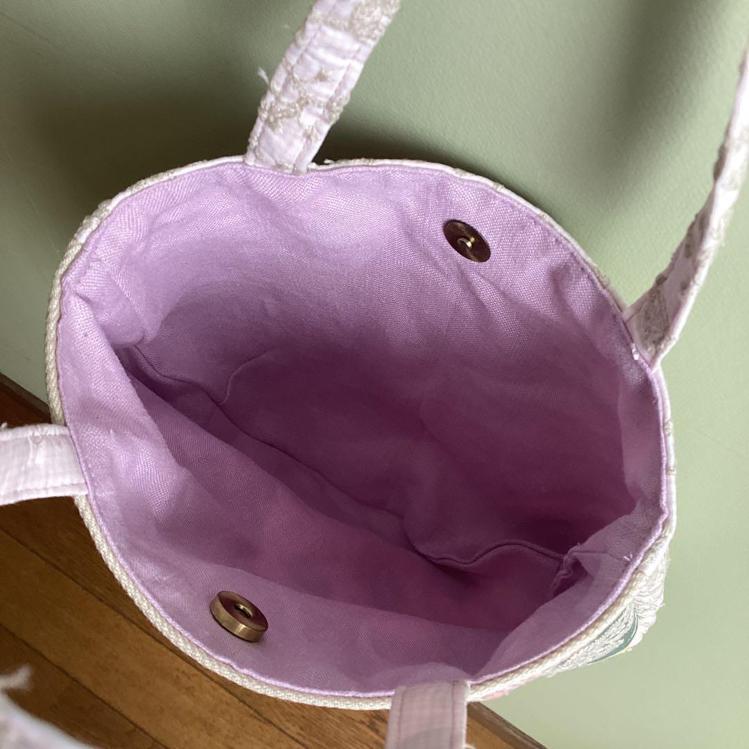 ミナペルホネンハンドメイド　ふっくらまるみのSサイズトートバッグ