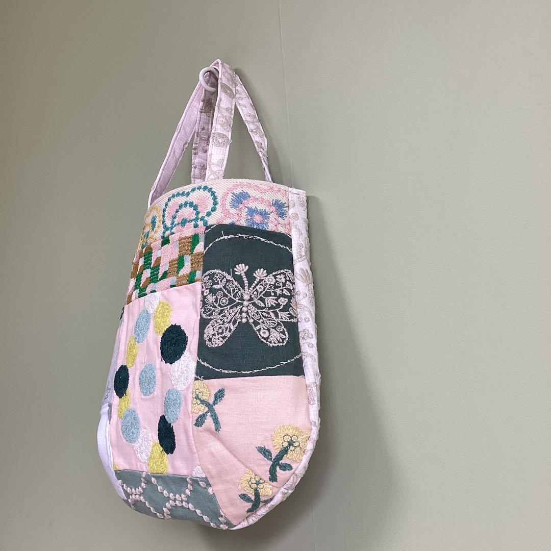 ミナペルホネンハンドメイド　ふっくらまるみのSサイズトートバッグ