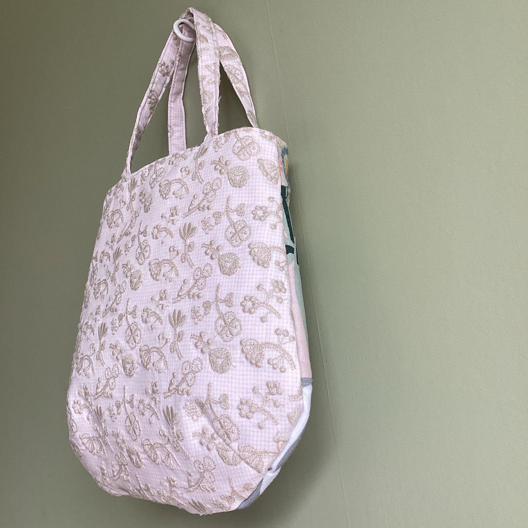 ミナペルホネンハンドメイド　ふっくらまるみのSサイズトートバッグ