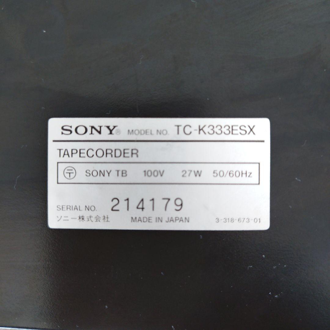 ソニー(SONY) カセットデッキ TC-K333ESX
