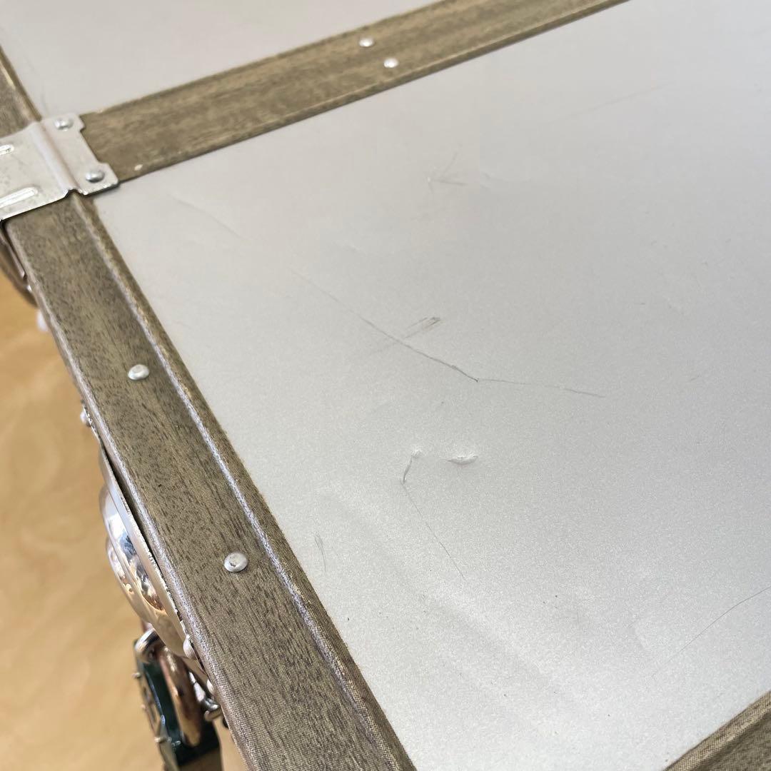 ビンテージ アルミ トランク 船舶 収納 箱 ケース ボックス アンティーク