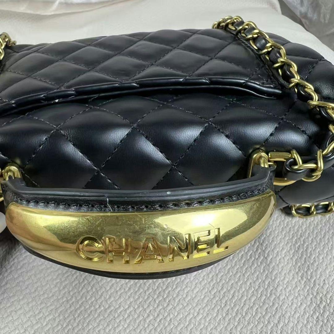 CHANEL ノベルティ ブラック ショルダーバッグ チェーンショルダーバッグ