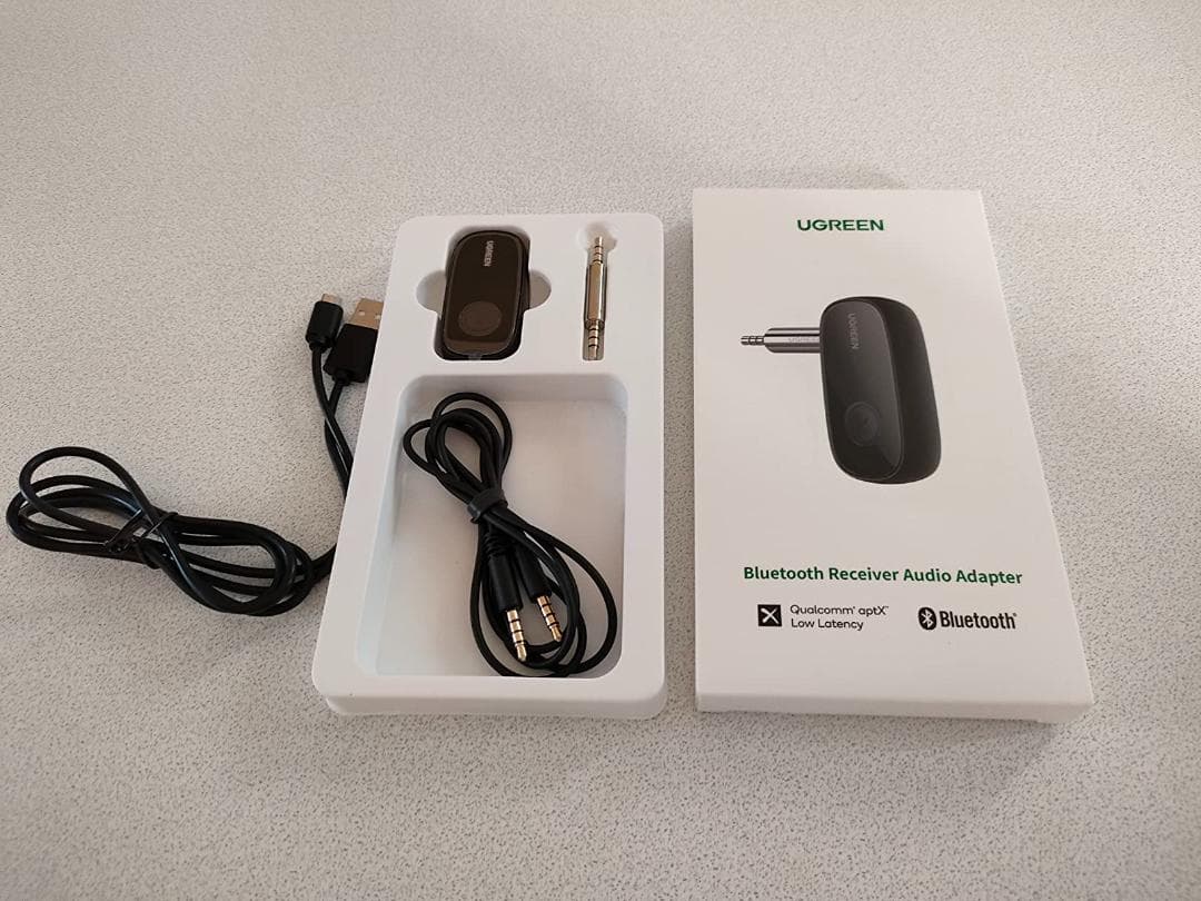 Bluetooth 5.0 レシーバー 3.5mm オーディオ