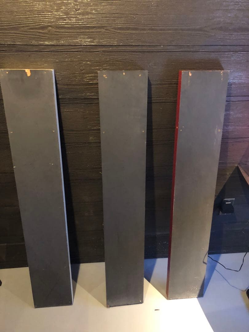 竹デザイン 木製掛軸 3色セット