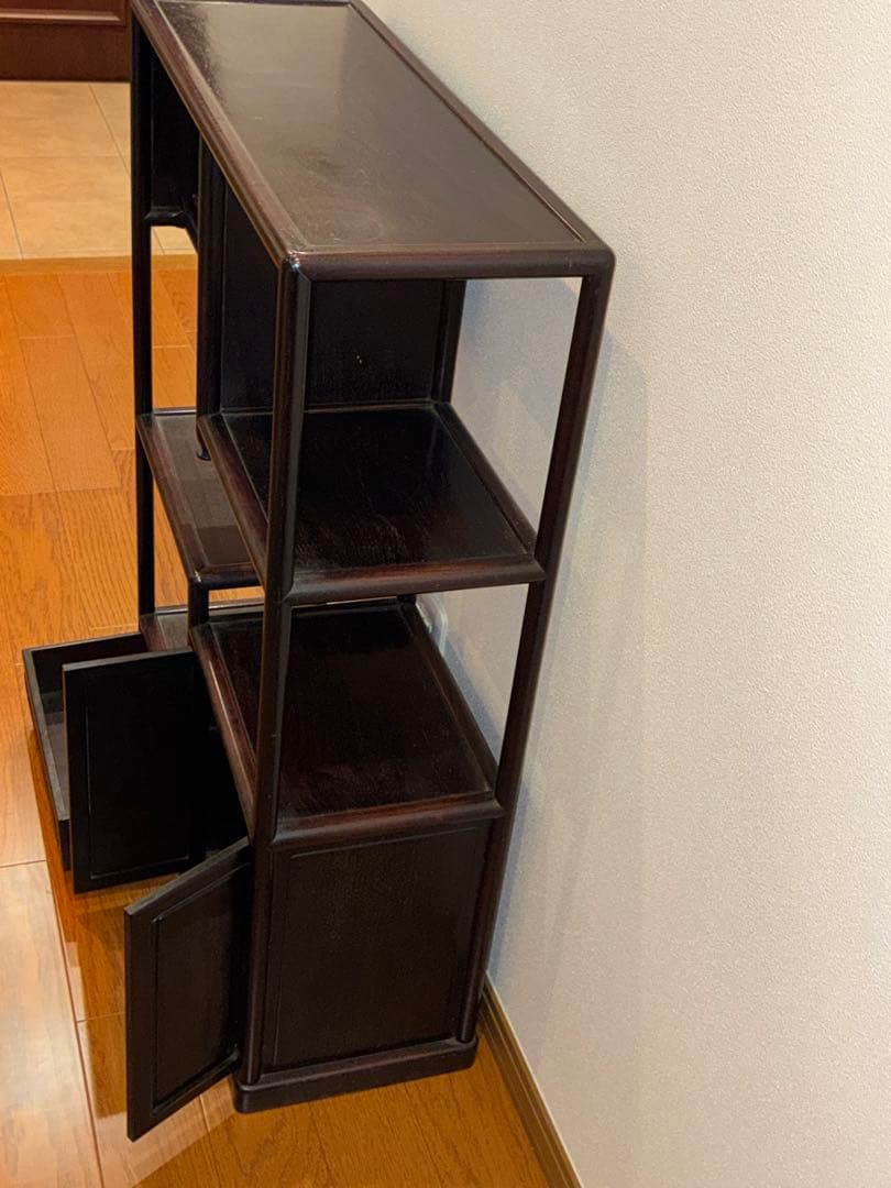 昭和レトロ　茶箪笥　化粧棚 違い棚 古家具 アンティーク家具