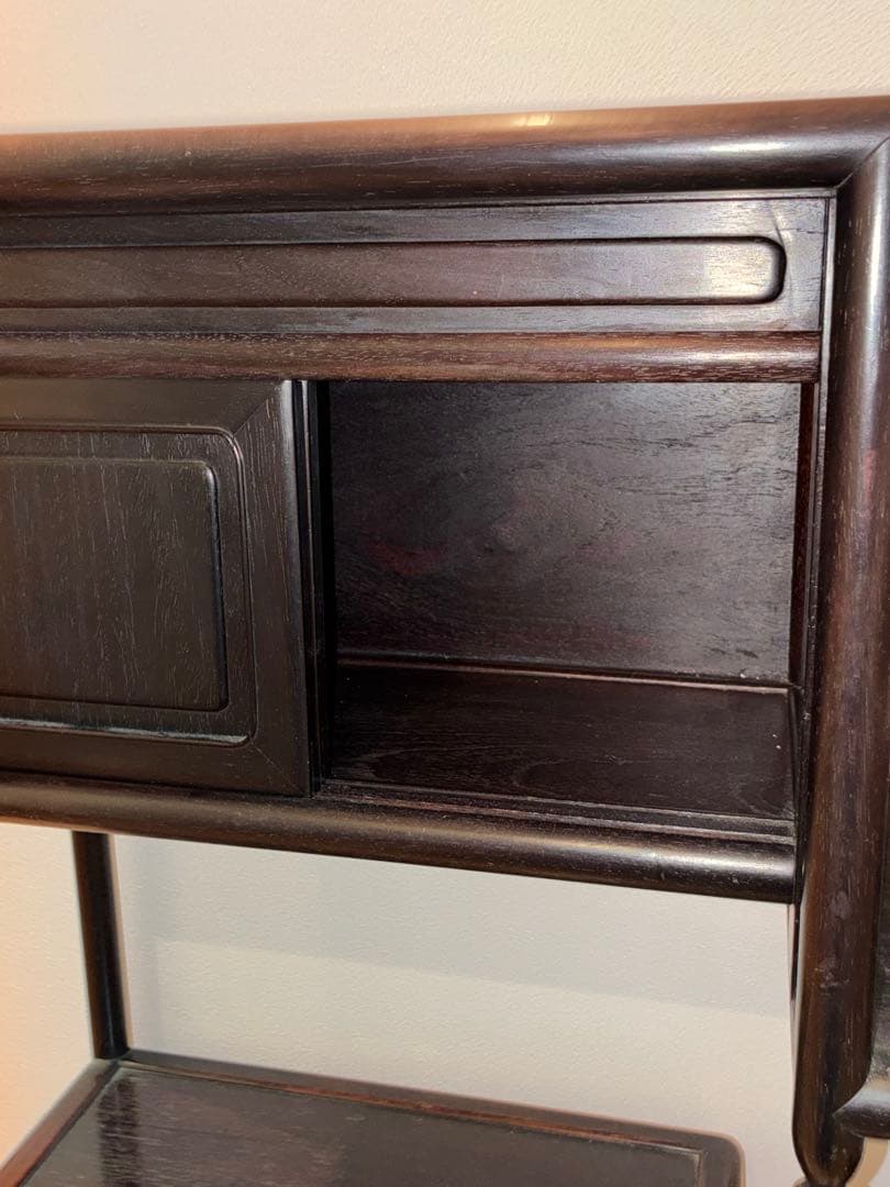 昭和レトロ　茶箪笥　化粧棚 違い棚 古家具 アンティーク家具