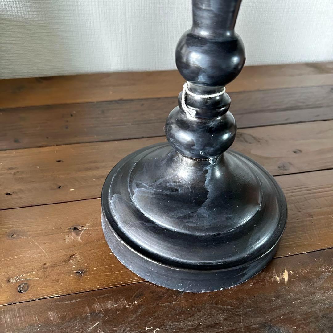 ヴィンテージ風3点セット コンポート ケーキスタンド　置時計 キャンドルスタンド