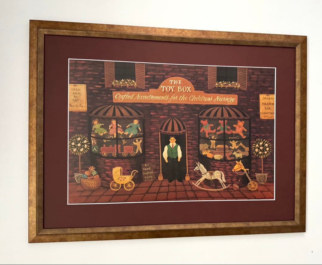 アンティーク おもちゃ屋 レトロ ポスター （大） 絵画 （A） インテリア