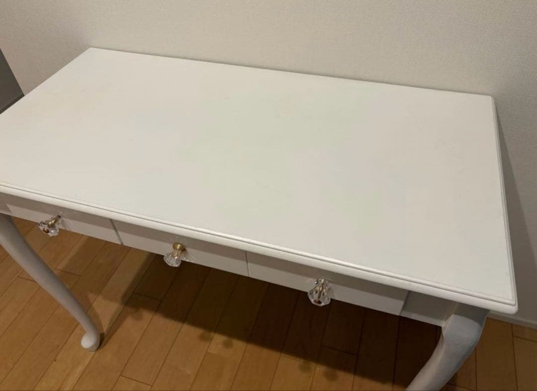 《GART|ガルト》アイニ デスク 机 ドレッサー　ヨーロピアン　ホワイト