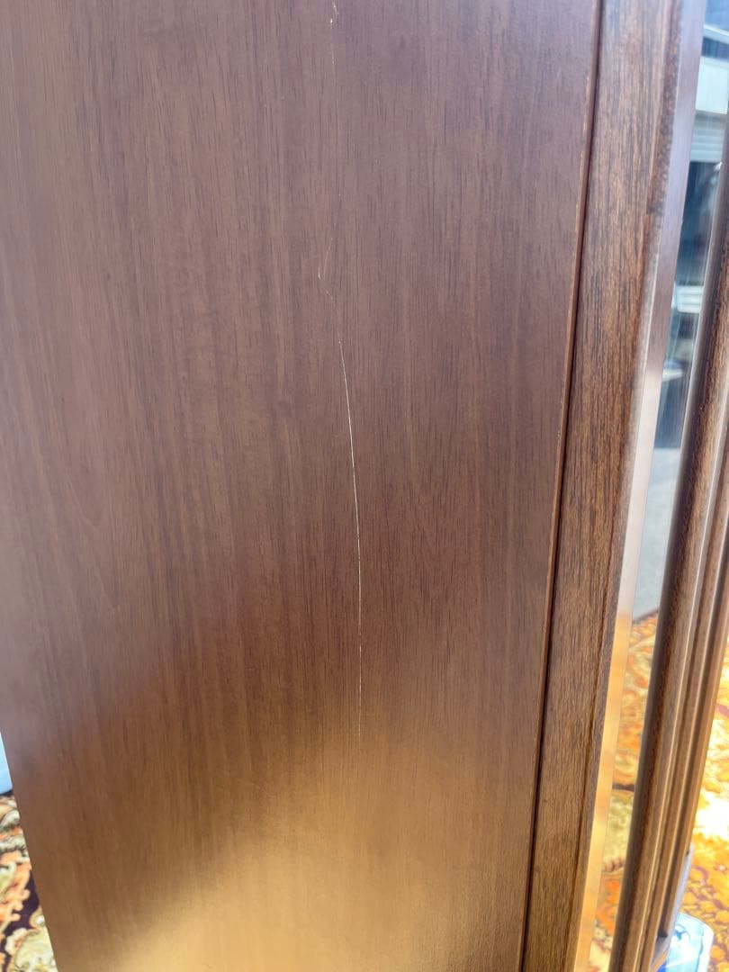 コーヒールンバ＊ガラスキャビネット アンティーク インテリア 飾り棚