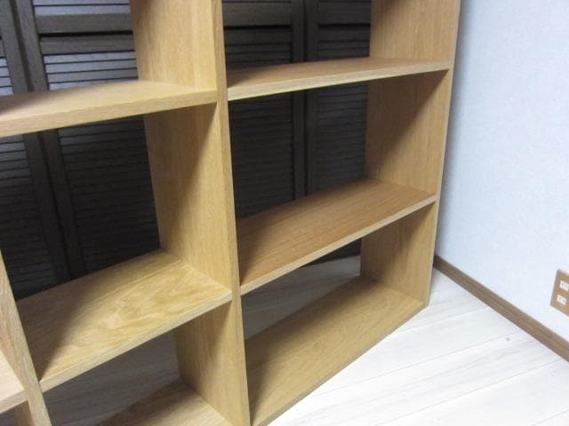 MUJI /無印良品　スタッキングシェルフセット・3段×4列・オーク材