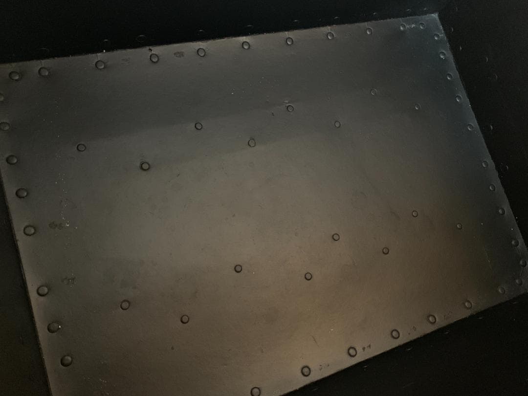 アンティーク ボテ箱 黒　ビンテージ レトロ　インダストリアル ガレージ 古道具