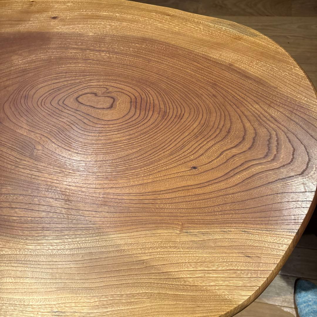 欅ケヤキ一枚板　ダイニングテーブルのみ