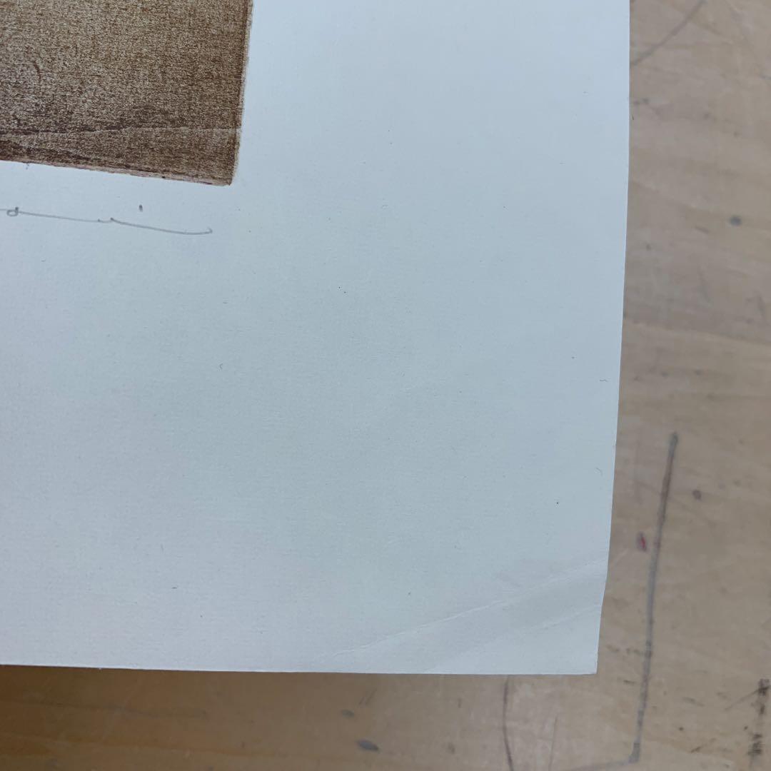 鈴木敦子「たとえ言葉にしなくても」2006年　限定25木版画