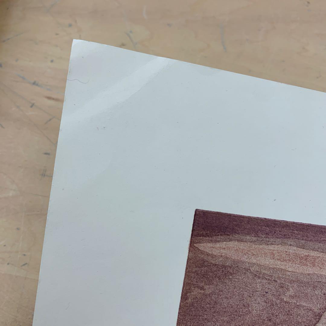 鈴木敦子「たとえ言葉にしなくても」2006年　限定25木版画