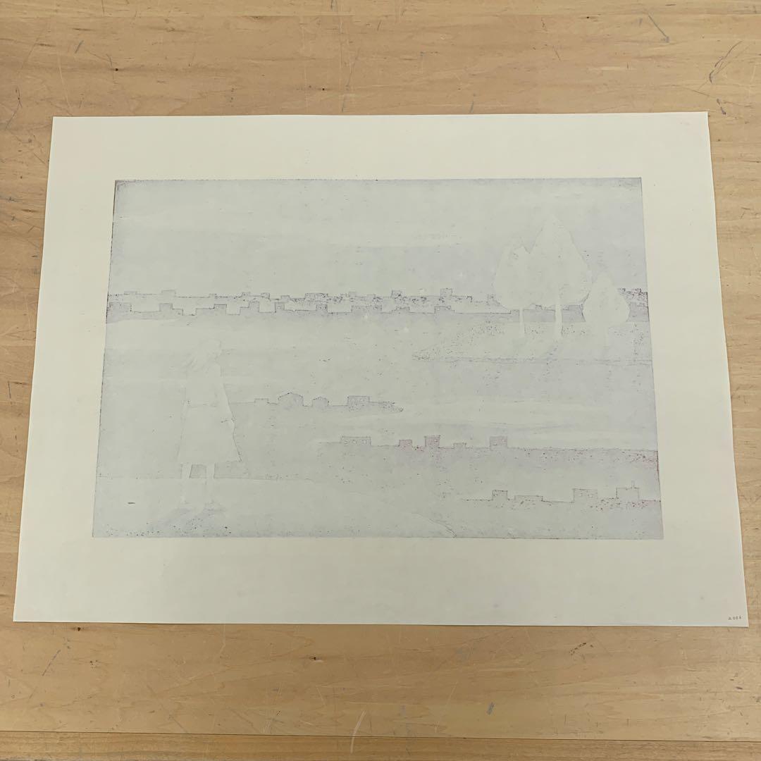 鈴木敦子「たとえ言葉にしなくても」2006年　限定25木版画