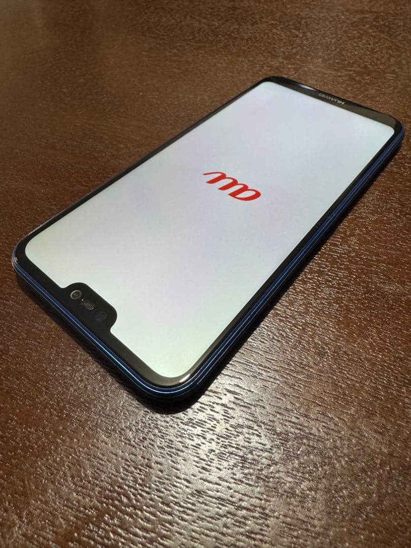 HUAWEI auモデル P20 lite スマートフォン ブルー