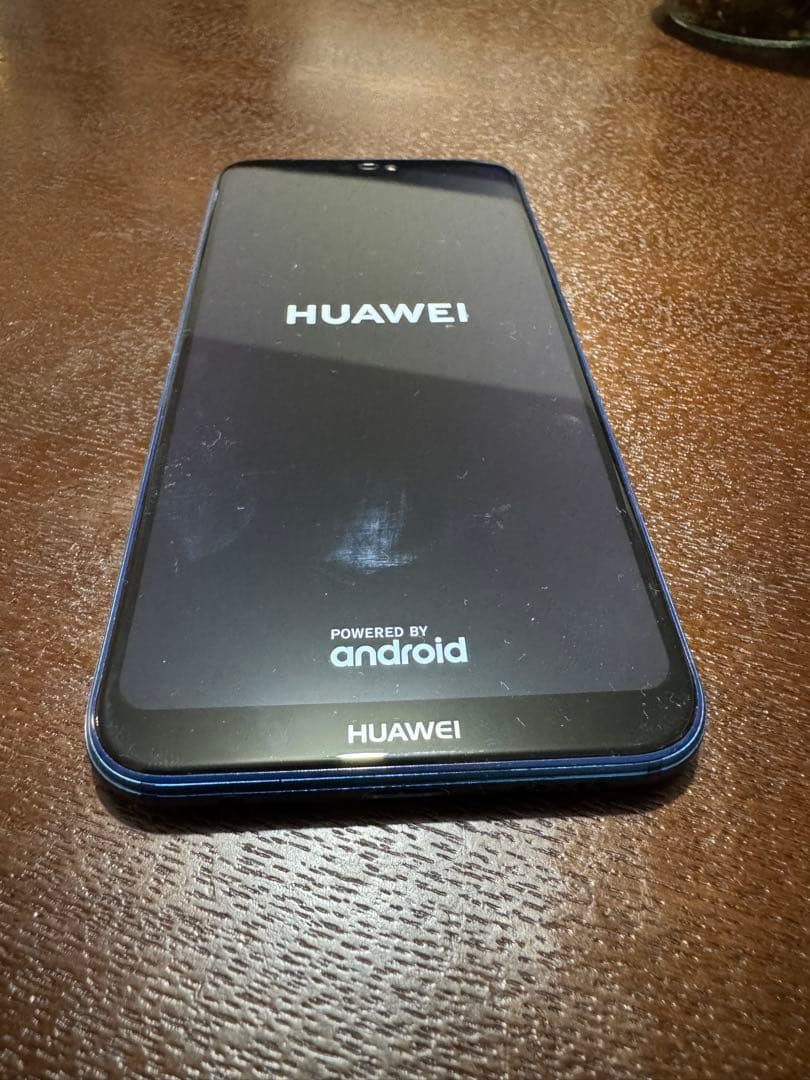 HUAWEI auモデル P20 lite スマートフォン ブルー