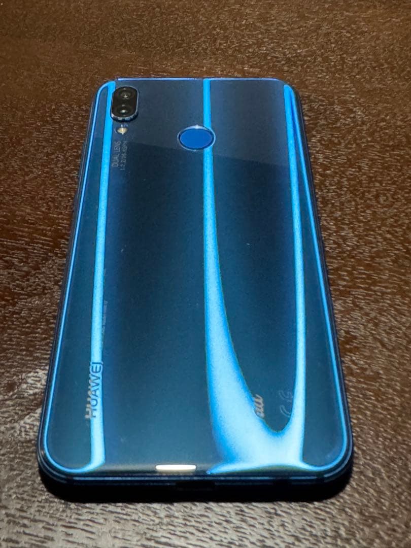 HUAWEI auモデル P20 lite スマートフォン ブルー