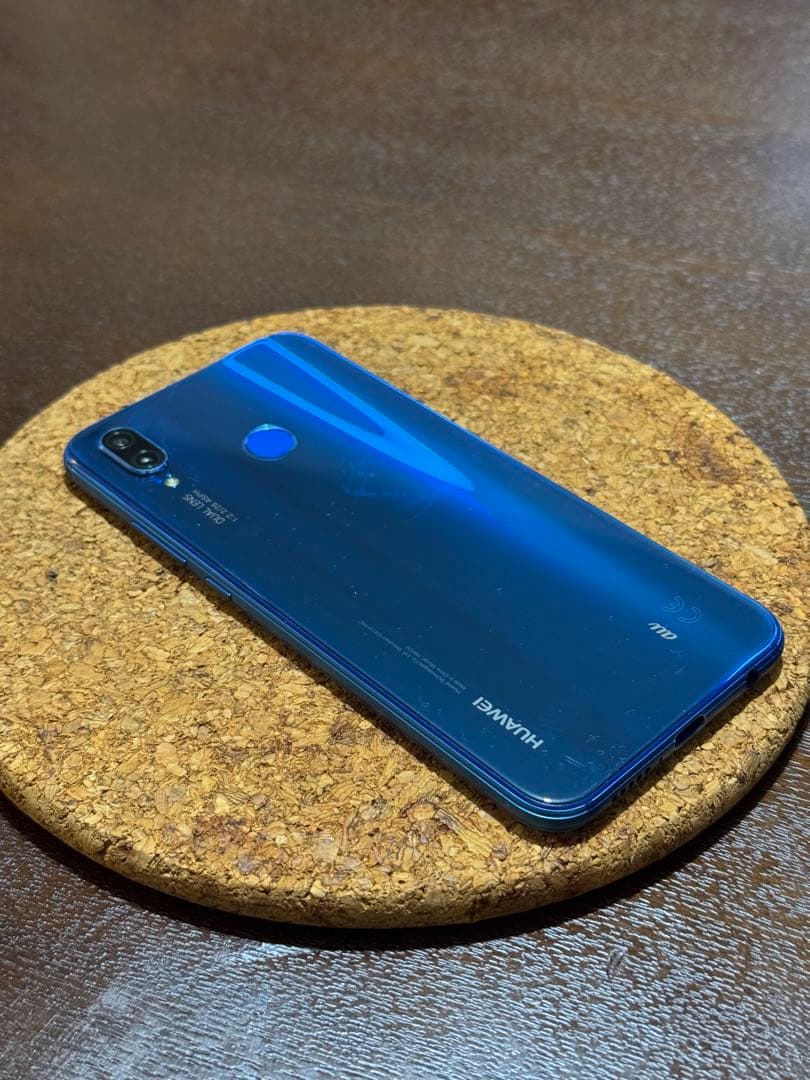 HUAWEI auモデル P20 lite スマートフォン ブルー