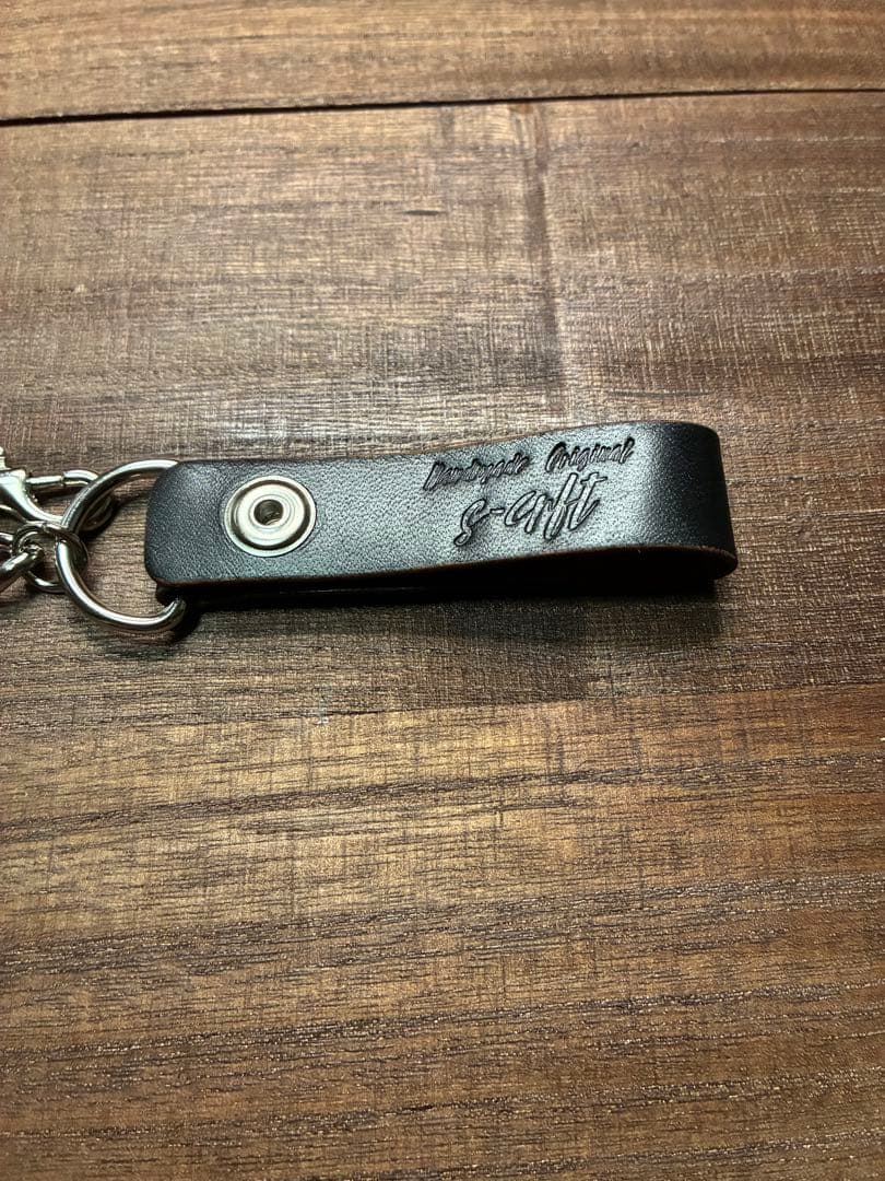 本革馬革ミニトラッカーウォレット