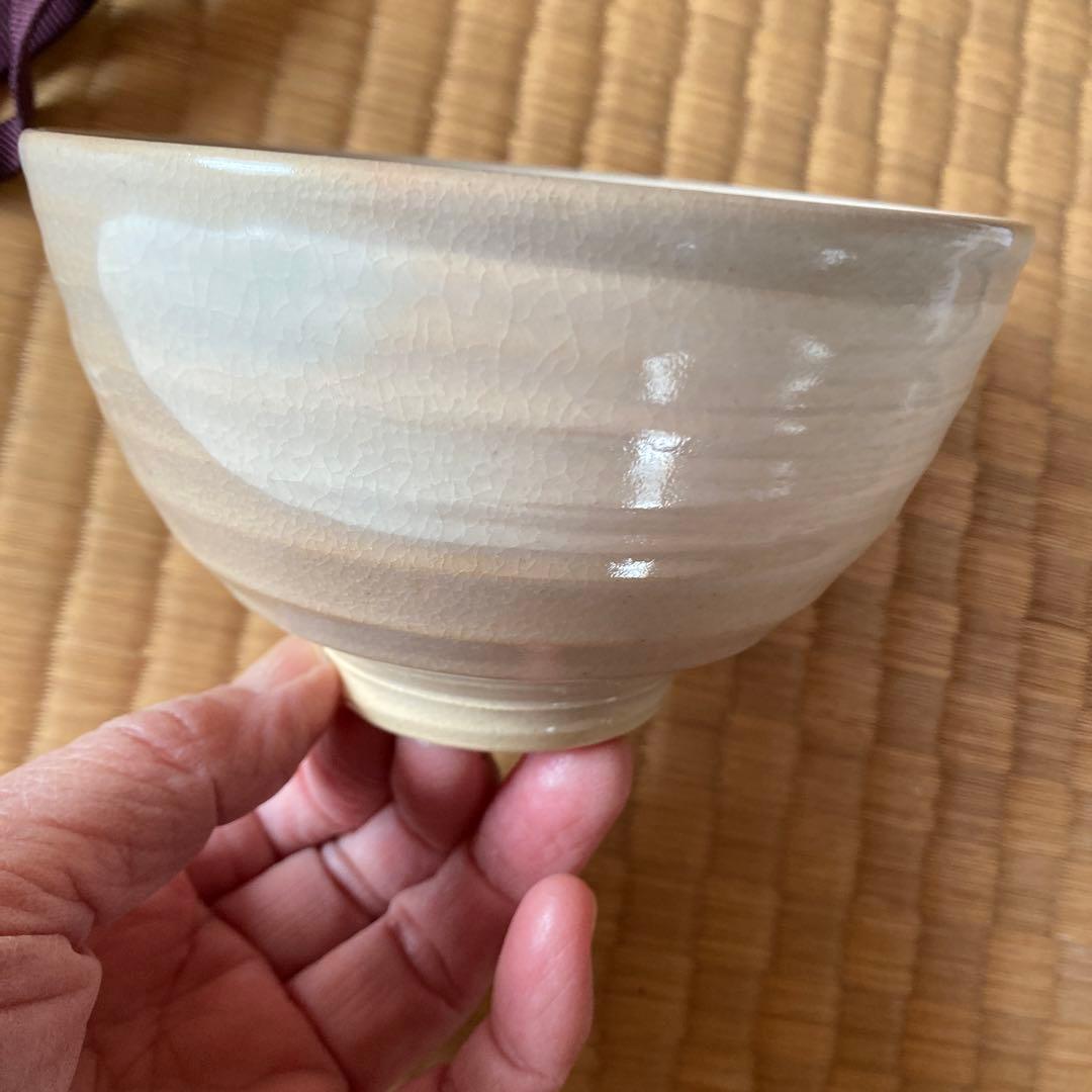抹茶茶碗、朝日焼きです。