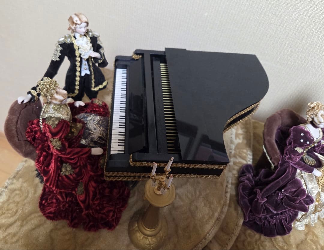 Ribbon Chic リボンシック ドールクロック人形 ヨーロッパ 舞踏会