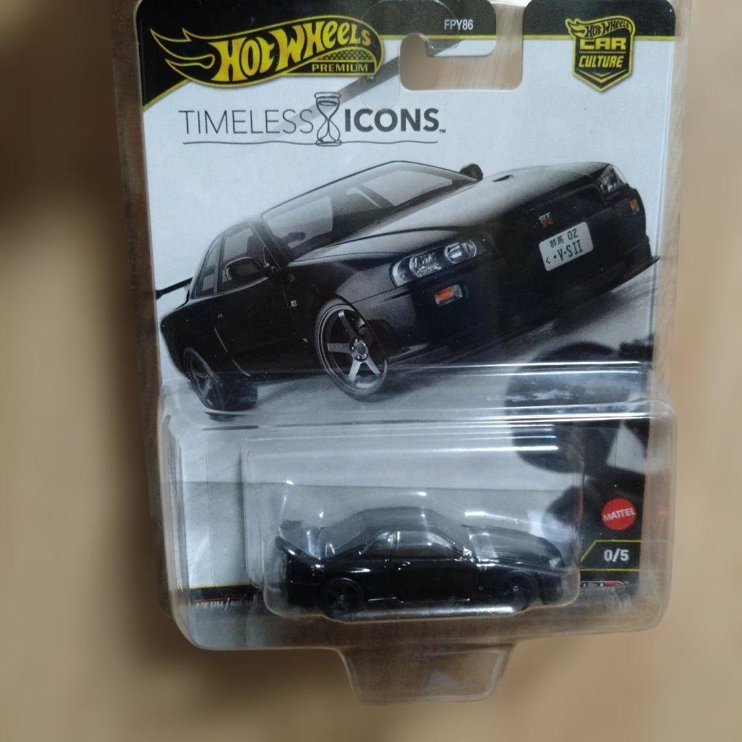 ホットウィール　チェイス　R34　プロテクター付き