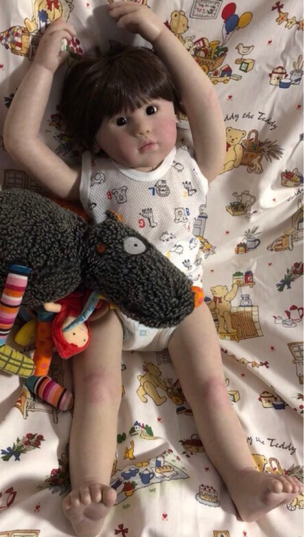 グラスアイ　男の子　トドラー　リボーンドール☆彡