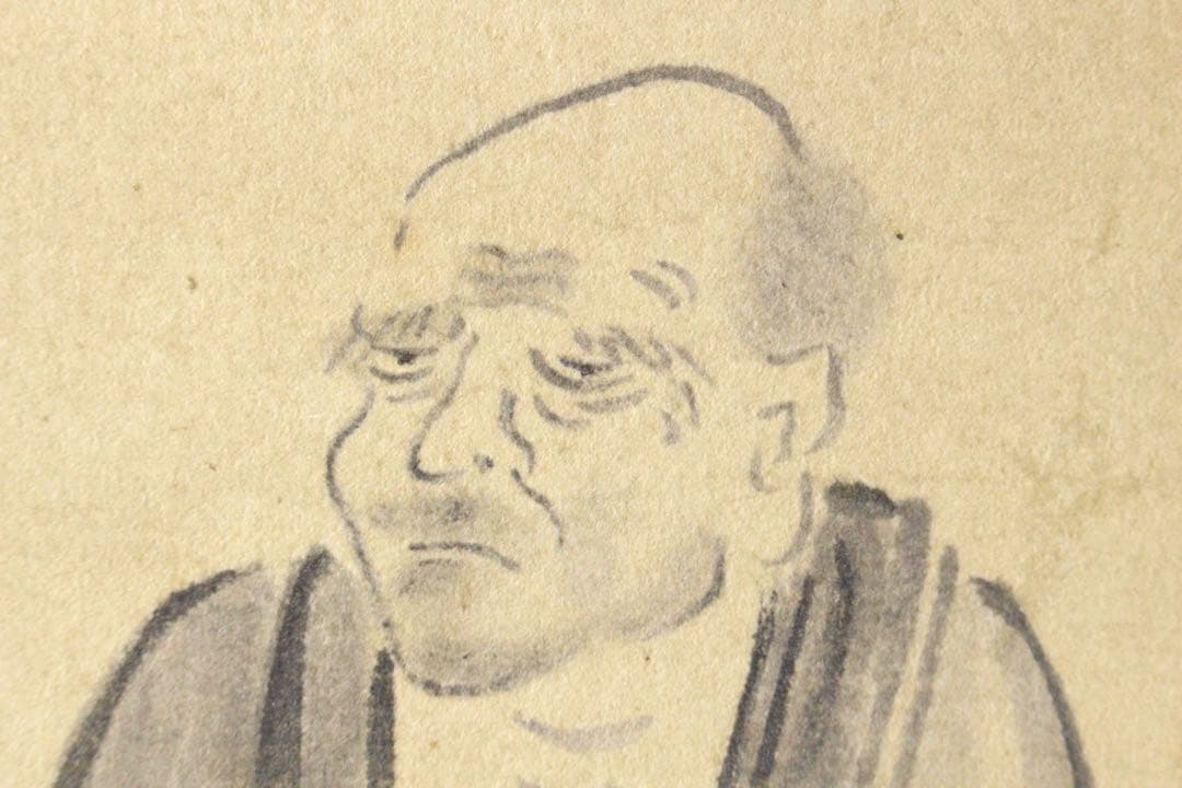 No5214 掛軸　印刷工芸　雪潭紹璞　牧牛図　紙本　印刷　日本画　送料無料