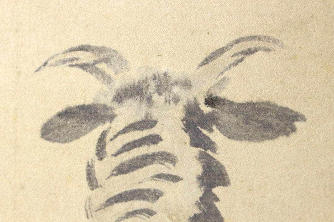 No5214 掛軸　印刷工芸　雪潭紹璞　牧牛図　紙本　印刷　日本画　送料無料