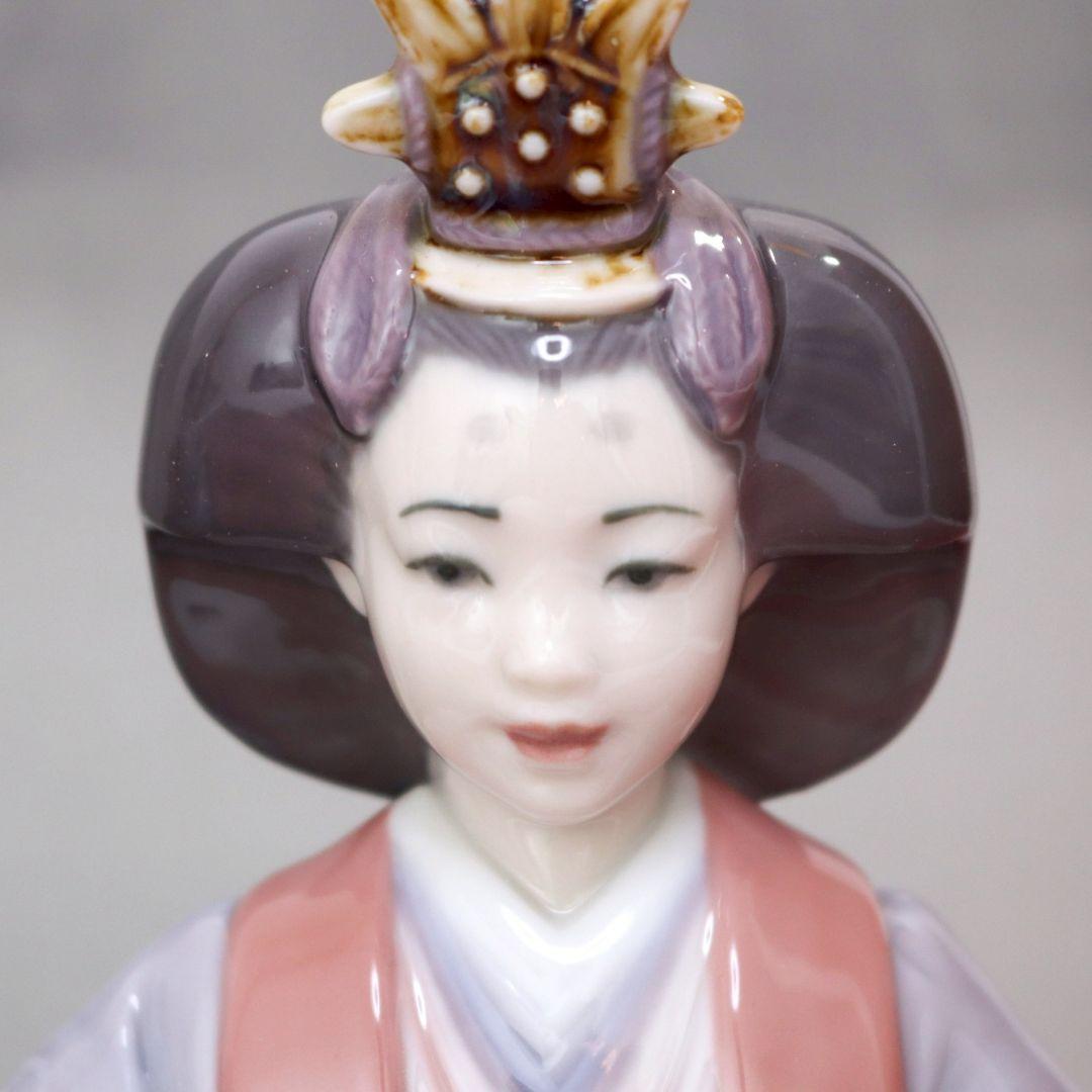 リヤドロ ひな人形 フルセット リアドロ 節句 置物 陶器 アート 台座 屏風