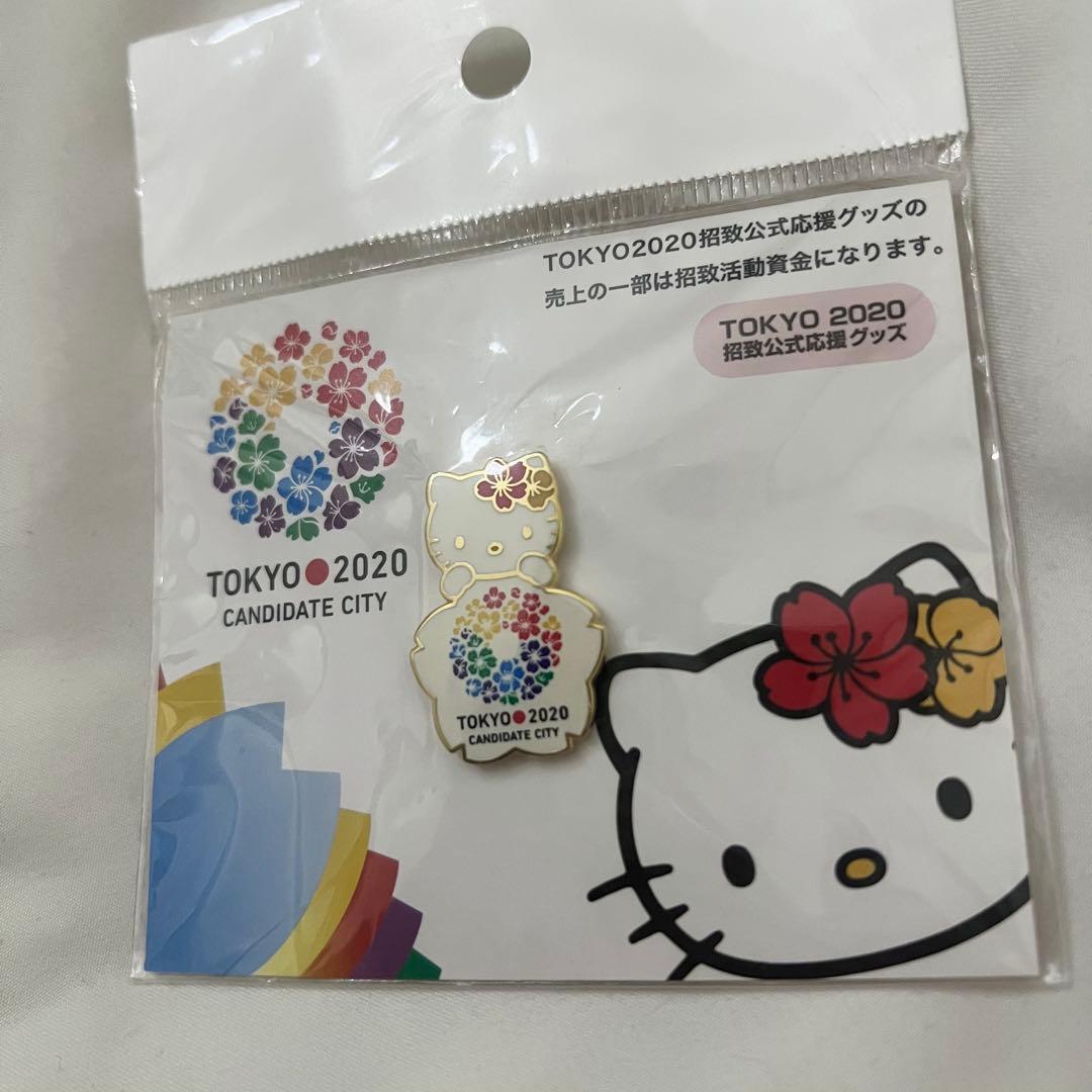 東京オリンピック　キティちゃん　ピンバッジ