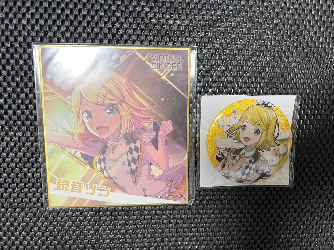 はぴこれ プロセカ ぬいぐるみ 缶バッジ 色紙 まとめ売り 鏡音リン