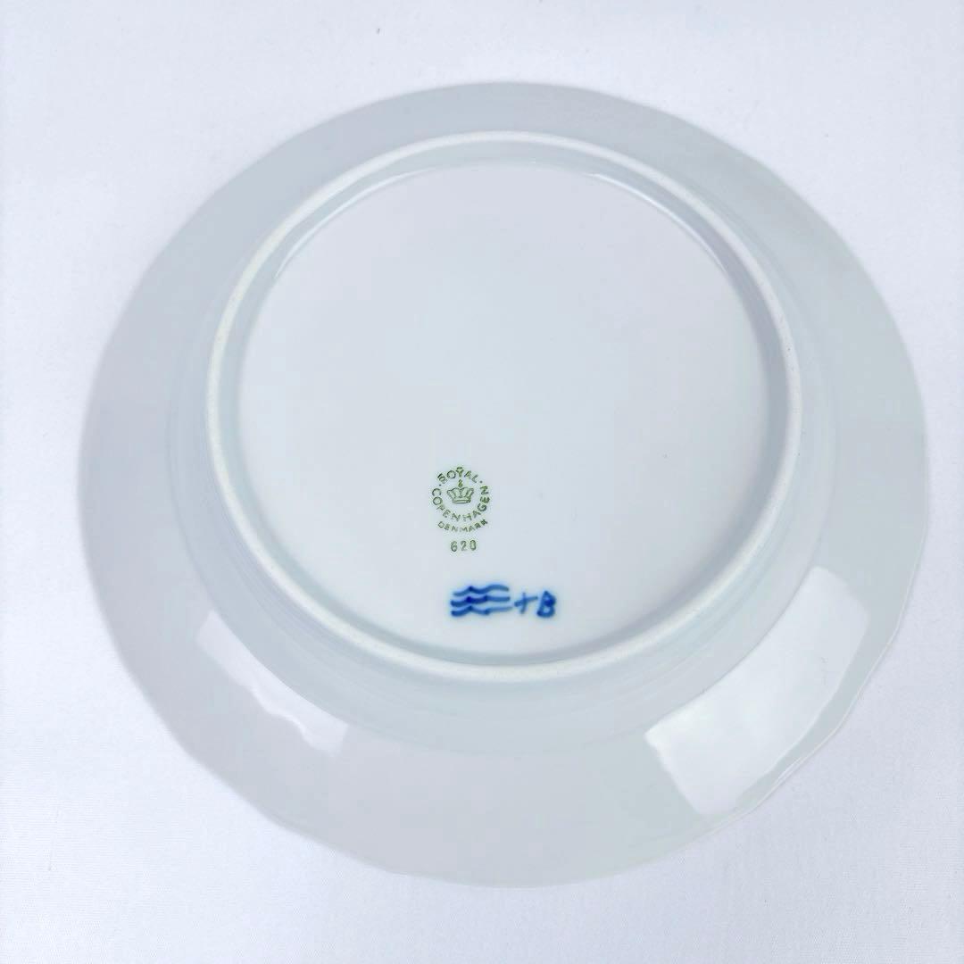 ☆美品☆コペンハーゲン ブルーフラワー ケーキ皿 2枚セット☆